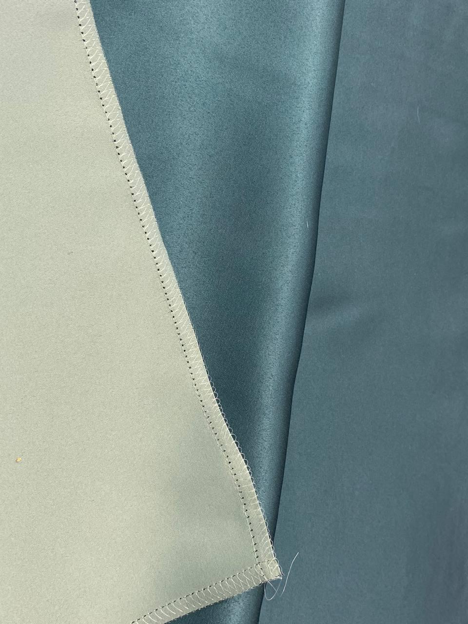 Ткань портьерная для штор блэкаут гладкий изумрудного цвета, защита от света 90%. Двухсторонняя. Ширина 300 - фото 2 - id-p207967276