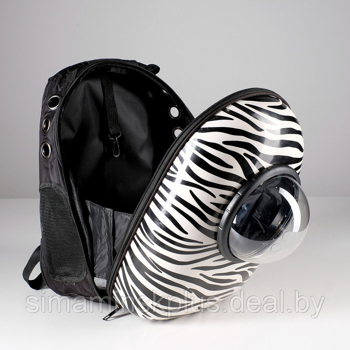 Рюкзак для переноски животных с окном для обзора, 32 х 25 х 42 см - фото 4 - id-p207963645