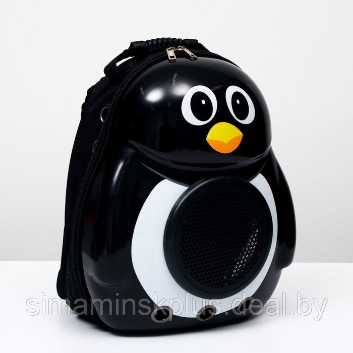 Рюкзак для переноски животных "Пингвин", с окном для обзора, 32 х 25 х 42 см - фото 8 - id-p207963648