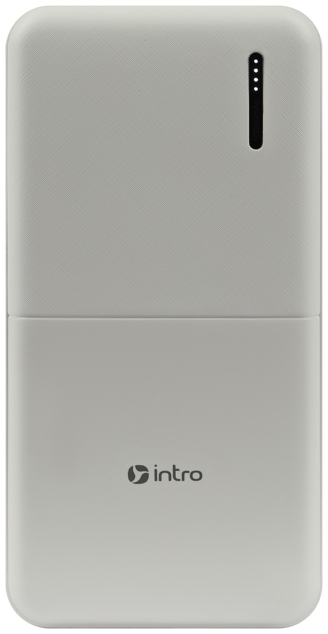Power bank портативное зарядное устройство Intro ZX10 10000mAh белый - фото 3 - id-p207949465