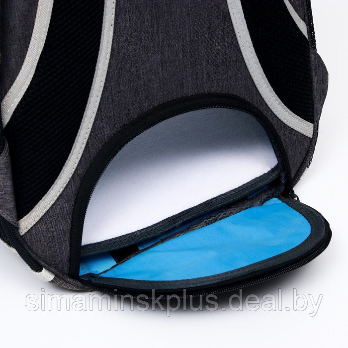 Рюкзак для переноски животных прозрачный, 31 х 28 х 42 см, голубой - фото 5 - id-p207963660