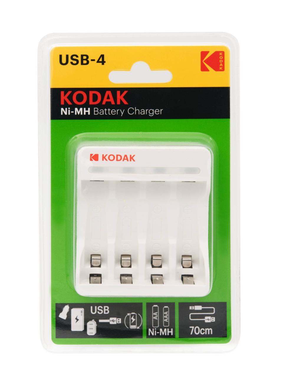 Зарядное устройство для аккумуляторов Kodak C8002B USB [K4AA/AAA] (6/24/1200) - фото 1 - id-p207949478