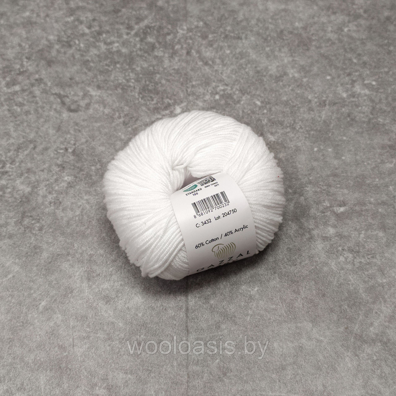 Пряжа Gazzal Baby Cotton (цвет 3432) - фото 1 - id-p207967315