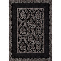 Ковёр прямоугольный Vegas s001, размер 160x230 см, цвет black
