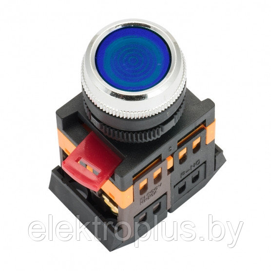 Кнопка ABLFS-22 с подсветкой NO+NC 230В EKF PROxima Синий - фото 1 - id-p160068616
