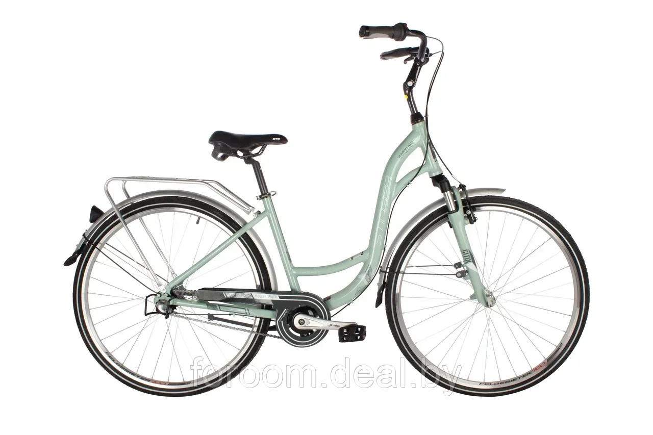 Велосипед STINGER 700C BARCELONA STD зеленый, алюминий, размер 19, 700AHV.BARCELSTD.19GN1