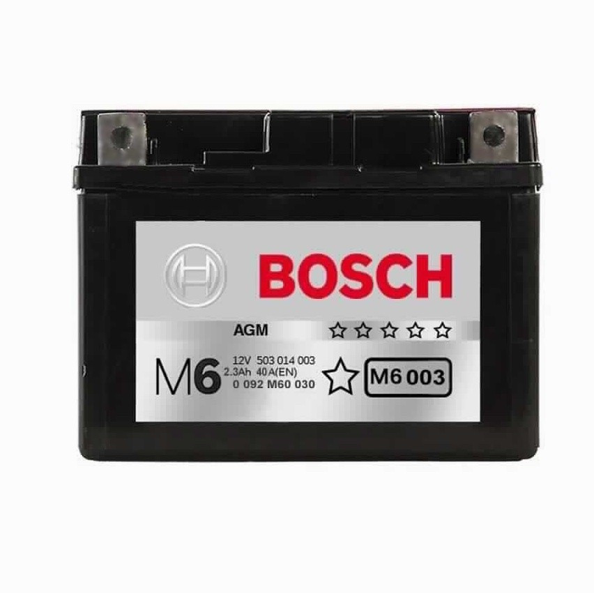 Мото аккумулятор Bosch Moba AGM M6 12V 3AH 30A (YT4L-4/YT4L-BS) - фото 1 - id-p207969067