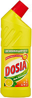 Средство чистящее 750мл DOSIA (Дося) "Лимон", для сантехники, дезинф. и отбел. эффект, гель, 02337