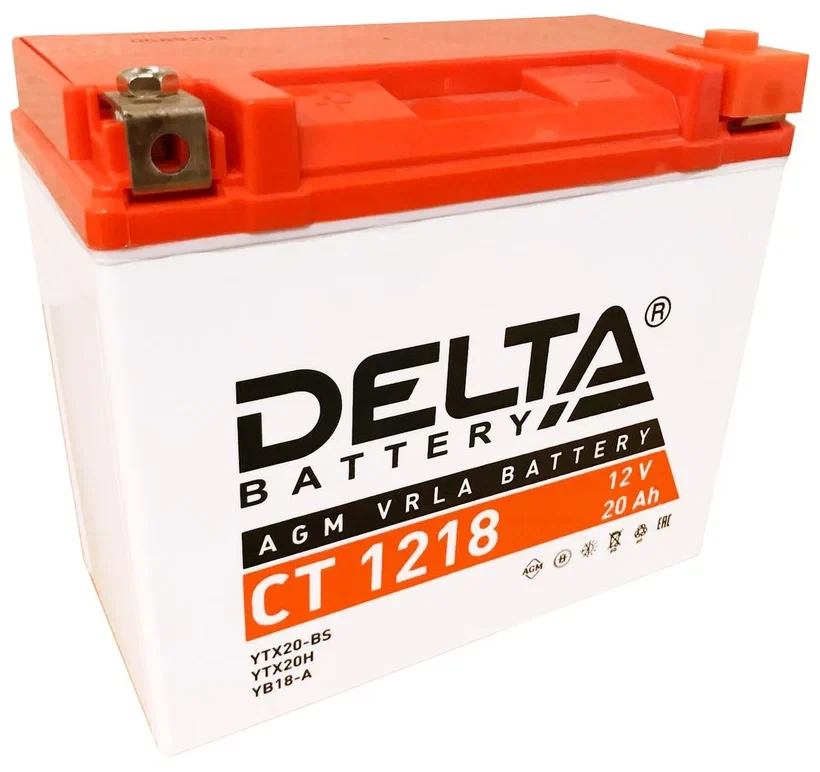Аккумулятор DELTA CT 1218 12V - фото 1 - id-p207969618