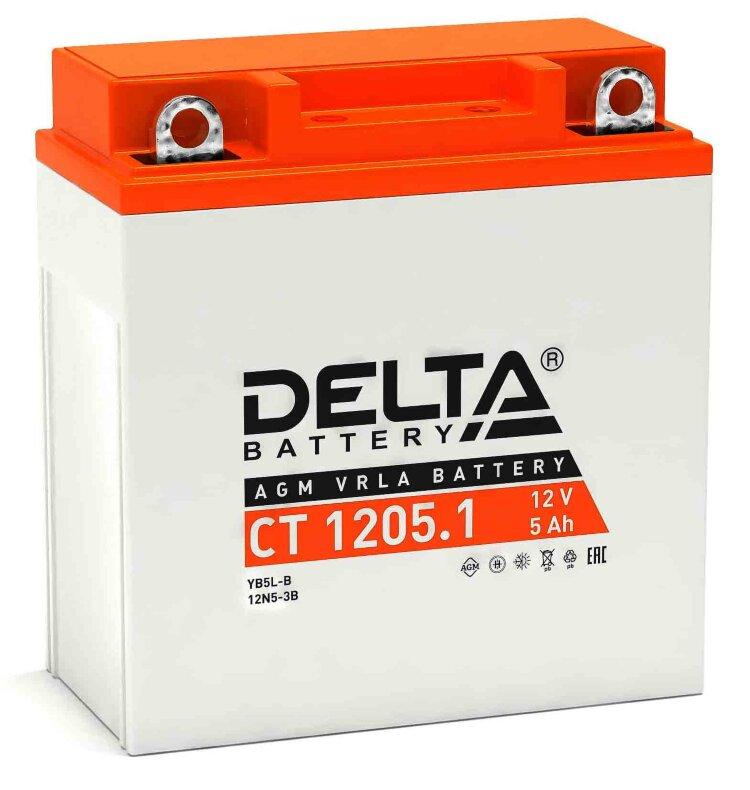 Аккумулятор DELTA CT 1205.1 12V YB5L-B