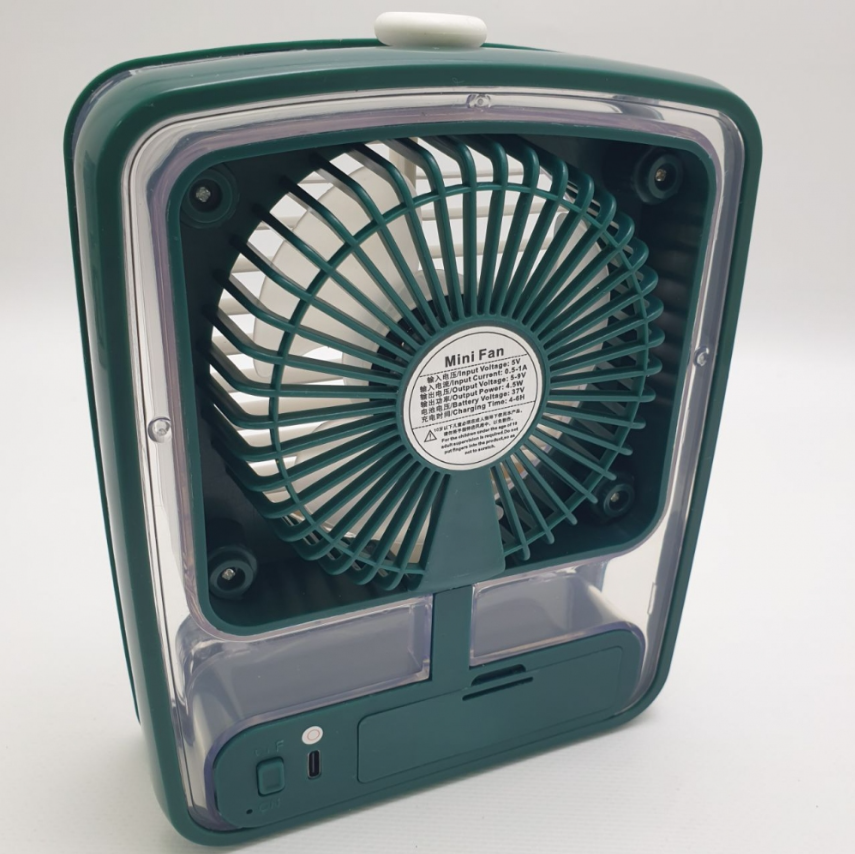 Настольный мини - вентилятор Light air conditioning MINI FAN беспроводной (увлажнение и охлаждение, 3 режима) - фото 9 - id-p207975730