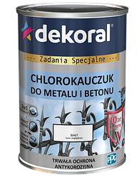 Эмаль хлоркаучуковая Стронг - голубой шагаль 0,9л DEKORAL