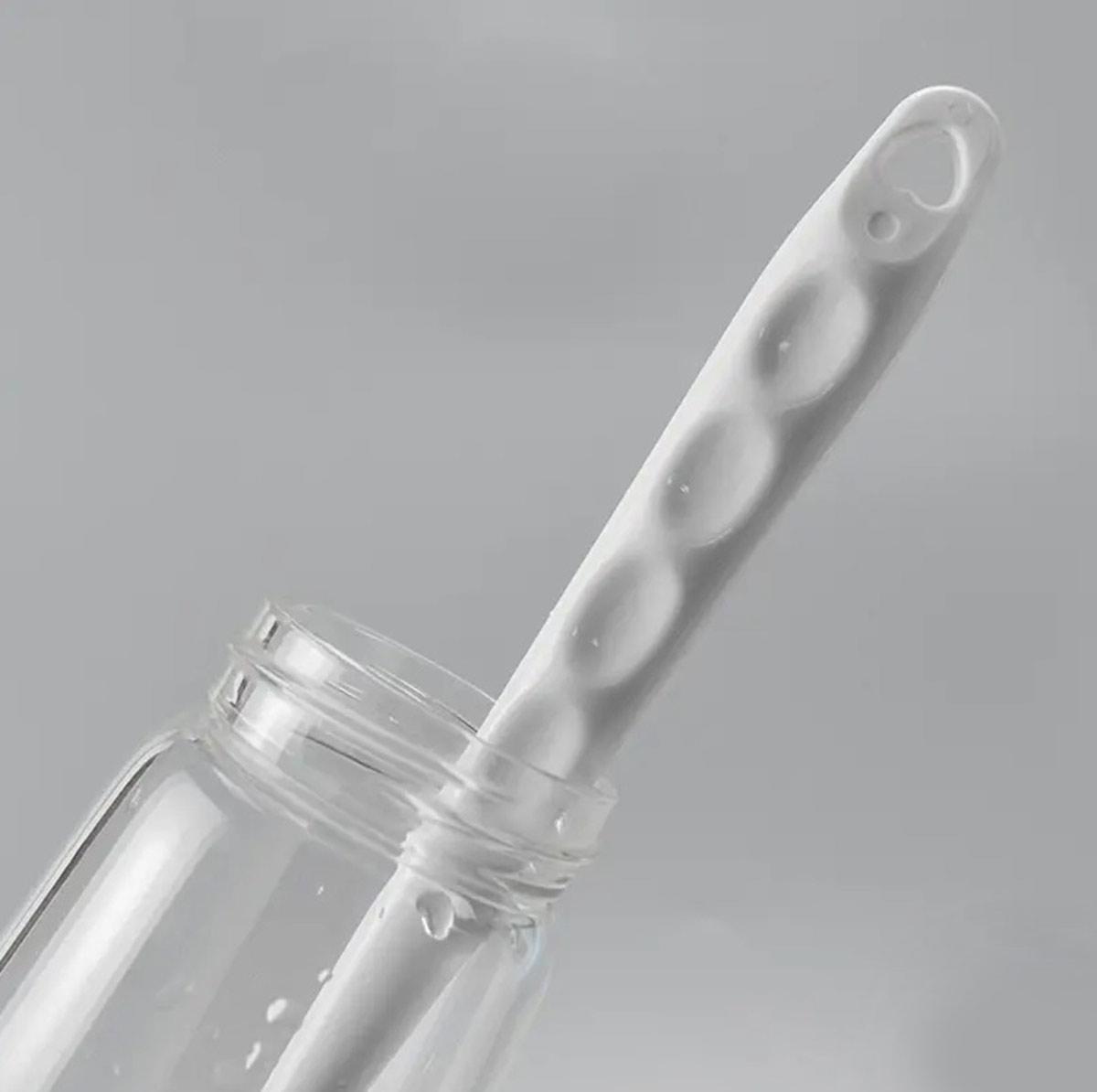 Силиконовая щетка для мытья стаканов и бутылок серая SiPL - фото 4 - id-p207975725