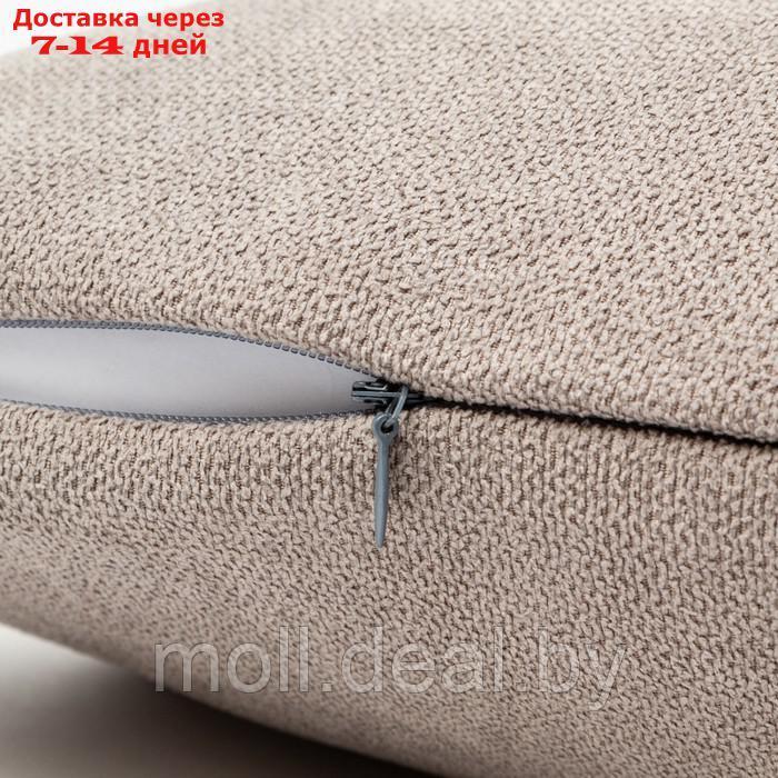 Чехол на подушку Этель Геометрия цв.серый/белый 45 х 45 см, 100% п/э - фото 4 - id-p207939203