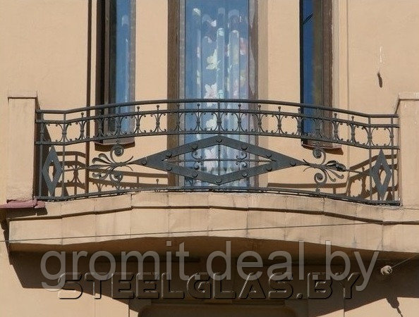 Балконное ограждение БО-25К - фото 1 - id-p207976007
