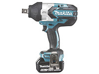 Аккум. ударный гайковерт MAKITA DTW 1001 Z в кор. + АКЦИЯ (BL1830B + DC18SD) (18.0 В, 1 акк., 3.0 А/ч Li-Ion,