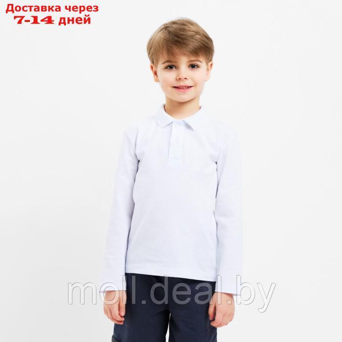 Джемпер (поло) детский MINAKU цвет белый, рост 116 - фото 1 - id-p207940547