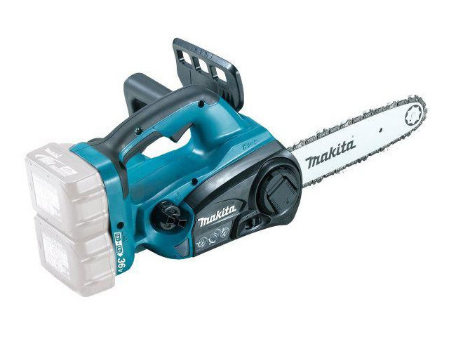 Аккум. пила цепная MAKITA DUC 252 Z шина 25 см (10"), 3/8, 1.3 мм (18+18 В БЕЗ АККУМУЛЯТОРА) - фото 1 - id-p207565690