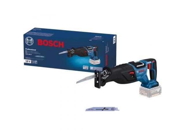 Аккум. сабельная пила BOSCH GSA 185-LI в кор. (18.0 В, БЕЗ АККУМУЛЯТОРА, дерево до 230 мм, металл до 150 мм) - фото 1 - id-p207977910