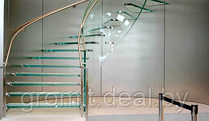Лестница стеклянная Л-3С