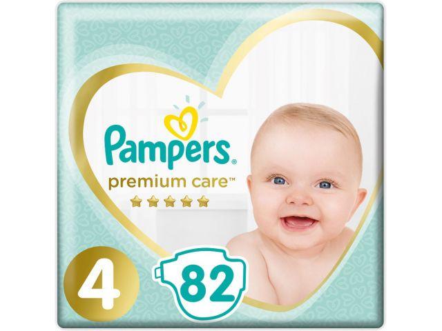 Подгузники детск. однораз. Premium Care Maxi (9-14 кг) 82 шт. Pampers - фото 1 - id-p207566085