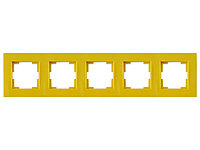 Рамка 5-ая горизонтальная желтая, RITA, MUTLUSAN