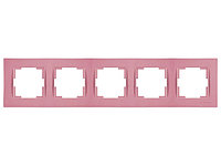Рамка 5-ая горизонтальная розовая, RITA, MUTLUSAN