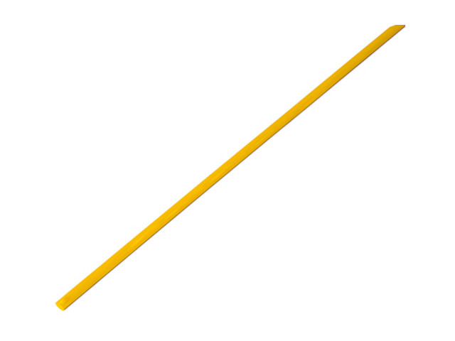 Термоусадочная трубка 3,0 / 1,5 мм, желтая (упак. 50 шт. по 1 м) REXANT - фото 1 - id-p207573582