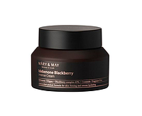 Крем для лица с идебеноном и ежевичным комплексом Mary&May Idebenone Blackberry Intense Cream, 70 мл