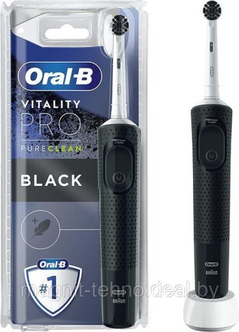 Электрическая зубная щетка Oral-B Vitality Pro D103.413.3 Precision Clean Charcoal PureClean 4210201427759