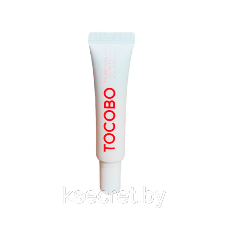 Миниатюра тонизирующего солнцезащитного крема Tocobo Vita Tone Up Sun Cream SPF50+ PA++++ 10мл - фото 1 - id-p207979880