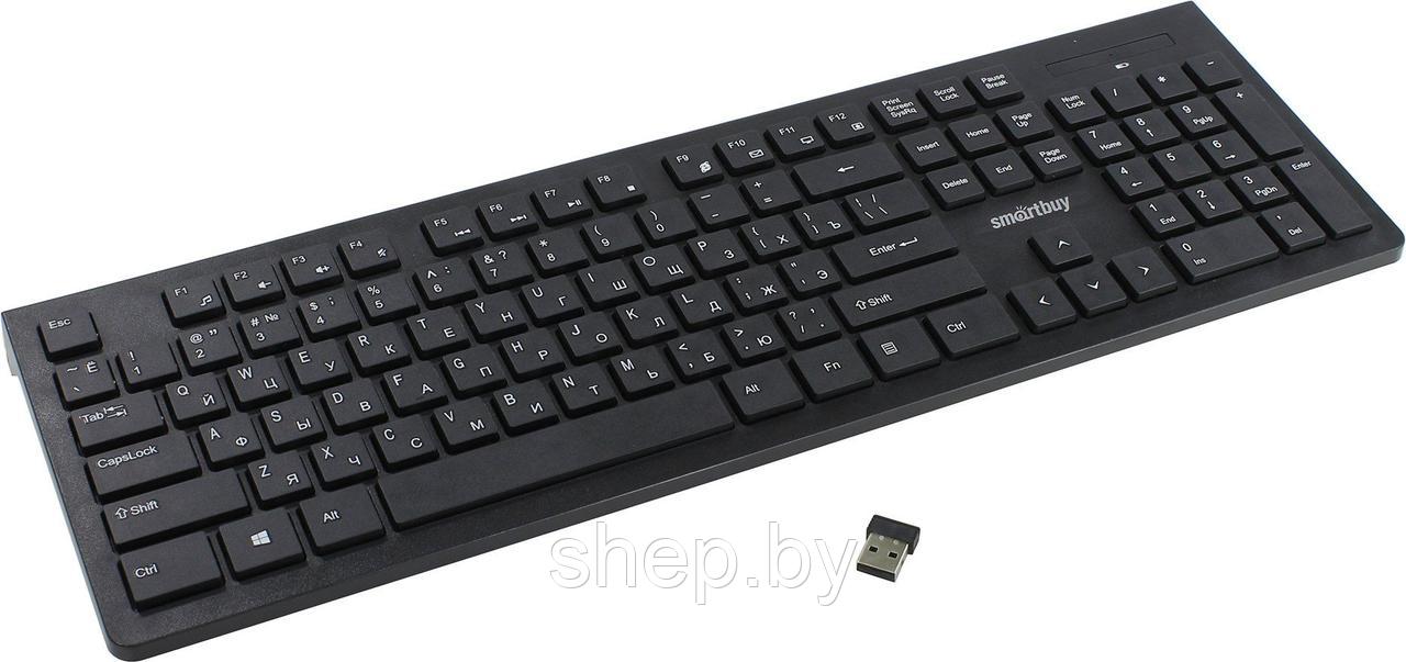 Кла­ви­а­ту­ра беспроводная Smartbuy 206, SBK-206AG-K, черный - фото 1 - id-p207980735