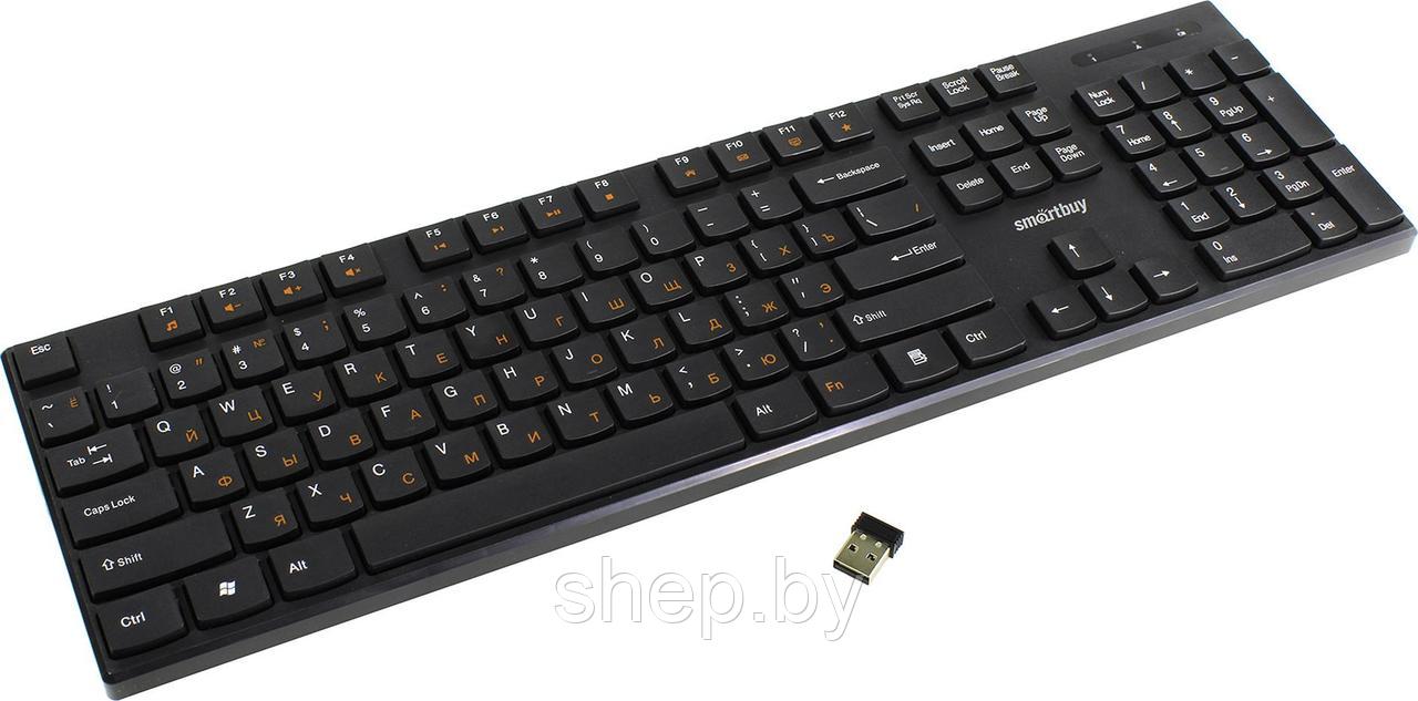 Кла­ви­а­ту­ра беспроводная Smartbuy 238, SBK-238AG-K, черный - фото 1 - id-p207980738