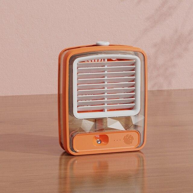 Настольный мини - вентилятор Light air conditioning MINI FAN беспроводной (увлажнение и охлаждение, 3 режима о - фото 3 - id-p207980769