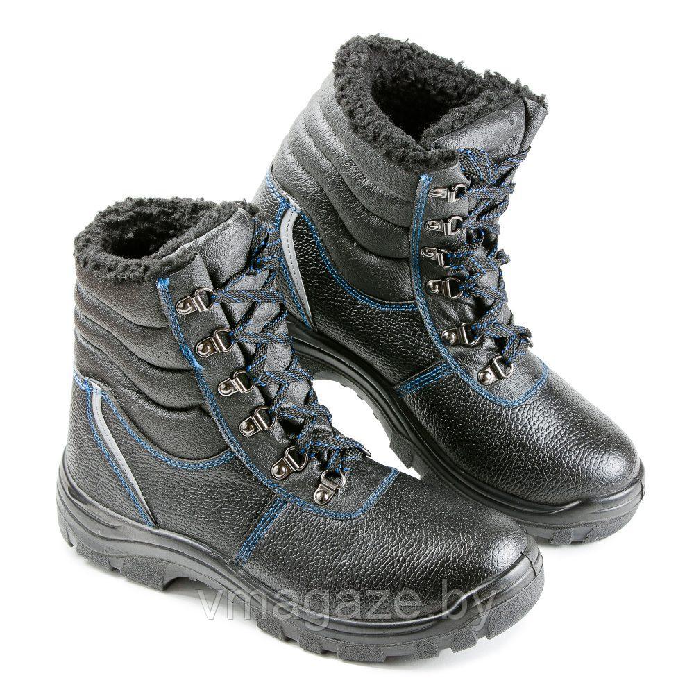 Ботинки с высокими берцами 28М зимние с мет.подноском(цвет черный) - фото 2 - id-p207983157