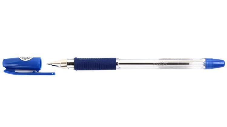 Ручка шариковая Pilot Fine корпус прозрачный, стержень синий - фото 1 - id-p207981871