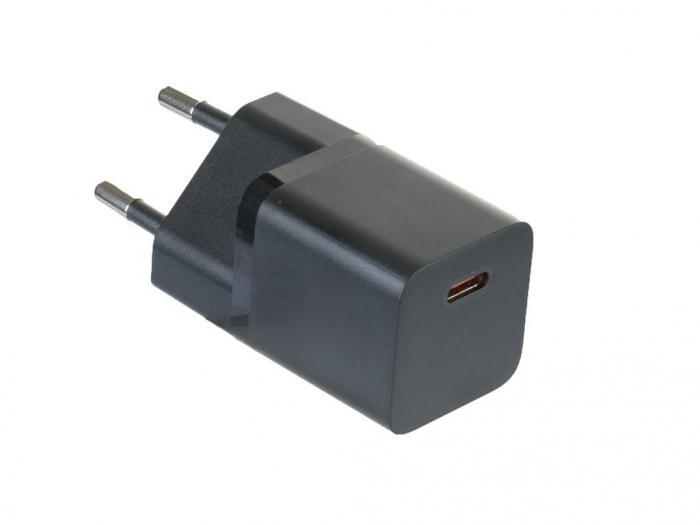 Зарядное устройство Baseus OS GaN5 Fast Charger Mini 1C 30W EU Black CCGN070401 - фото 1 - id-p207711323
