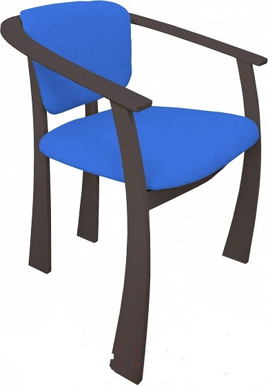 Стул-кресло Лерой индиго/венге - фото 1 - id-p207986983