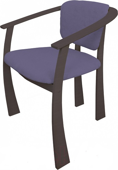 Стул-кресло Лерой фиолет/венге - фото 1 - id-p207987006