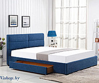 Кровать HALMAR MERIDA 160 синий