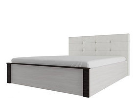 Кровать SV-мебель МС Гамма 20 К Ясень Анкор св./Венге 160/200 мягкое изг.