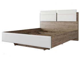 Кровать SV-мебель Спальня Лагуна 8 К Гикори т./Белый матовый 140/200 Комфорт