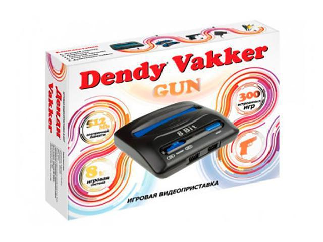 Dendy Vakker 300 игр + световой пистолет - фото 1 - id-p207382024