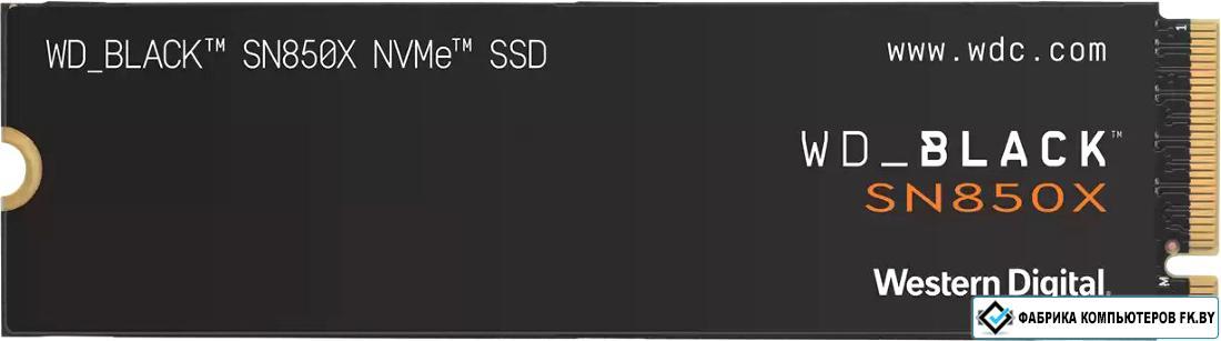 SSD WD Black SN850X NVMe 1TB WDS100T2X0E - фото 1 - id-p207982345