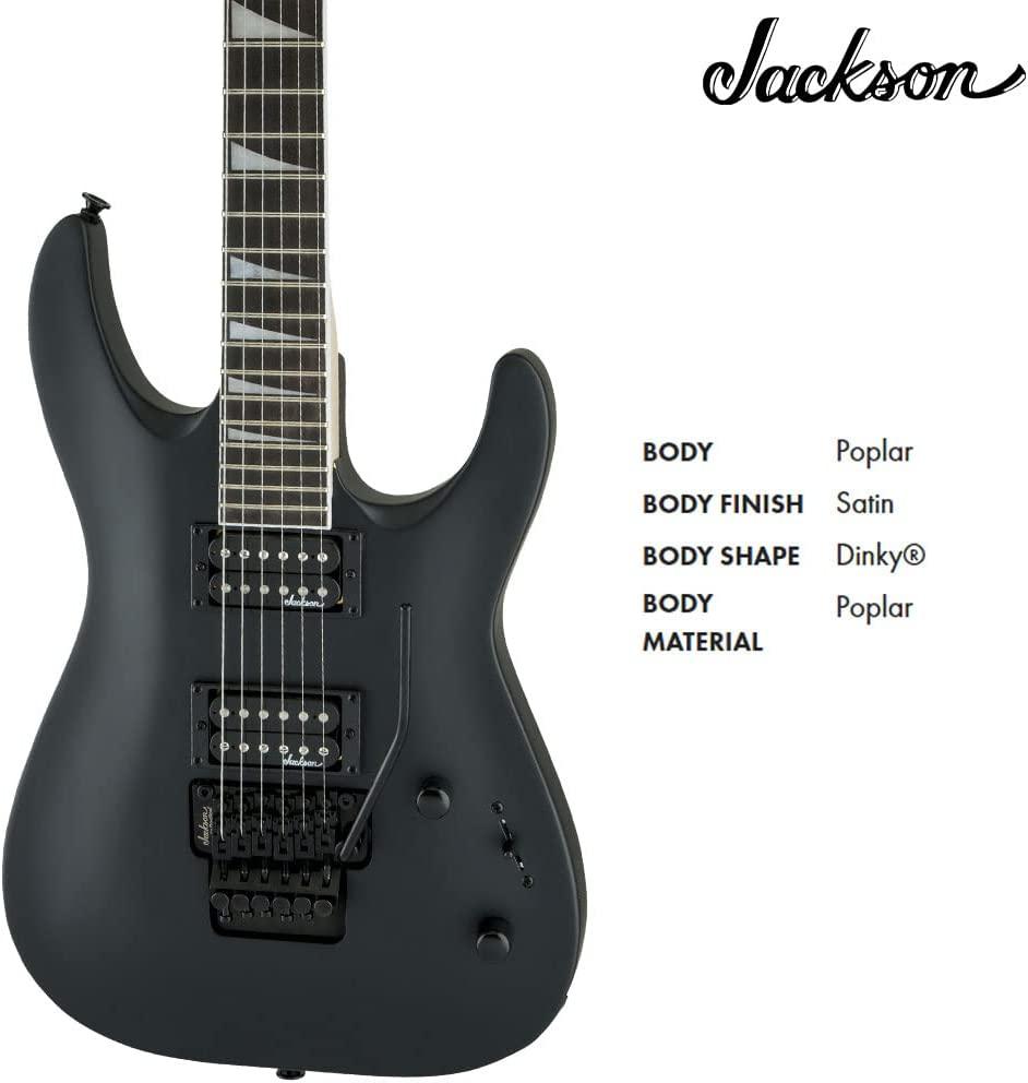 Электрогитара Jackson JS32 Dinky Arch Top DKA Amaranth Fingerboard, Satin Black Electric - фото 5 - id-p207992047