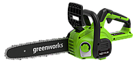 Цепная пила аккумуляторная Greenworks Арт. 2007807UA, 40V, 30 см, с 1xАКБ 2Ач и ЗУ G40CS30IIK2