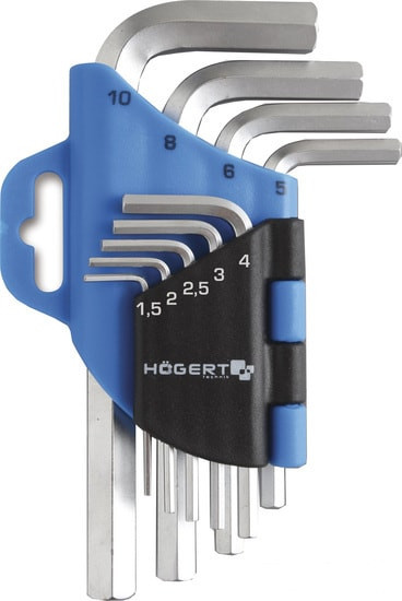 Набор ключей Hogert Technik HT1W802 (9 предметов)