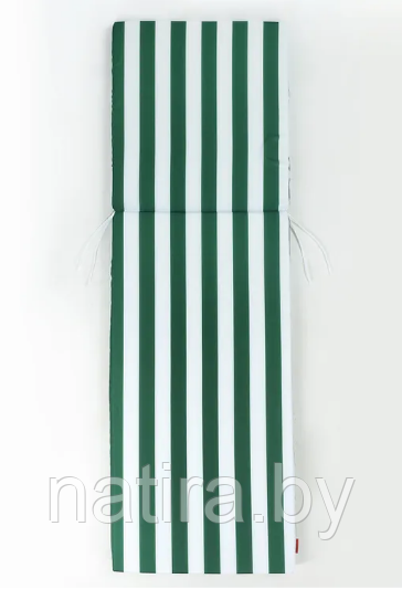 Матрас для шезлонга "Комфорт", цвет: Бело-зелёный - фото 5 - id-p177923795