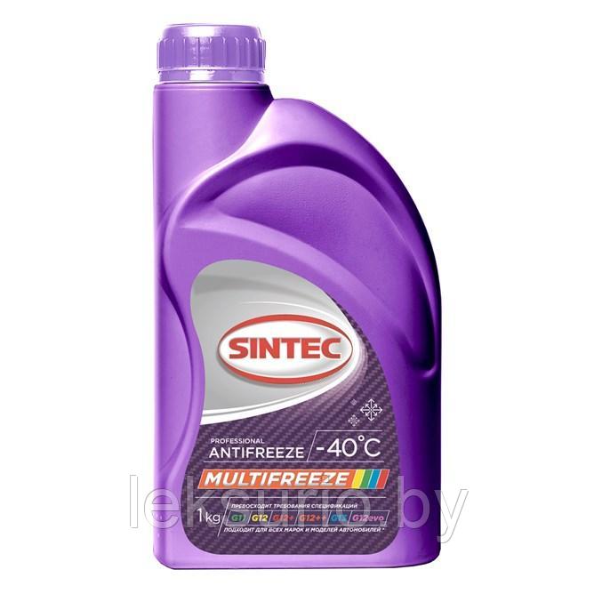 Антифриз SINTEC MULTI FREEZE G12 1кг фиолетовый