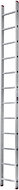 Лестница алюминиевая односекционная 12 ступеней NV 221 Новая высота 2210112